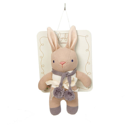 Taupe Bunny Rattle