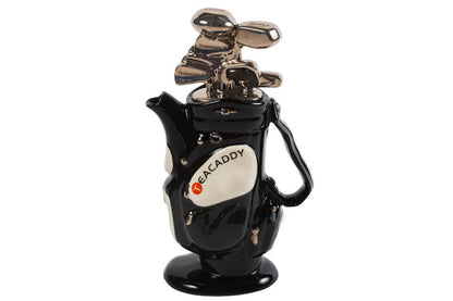 Golf Bag Medium Teapot: Black