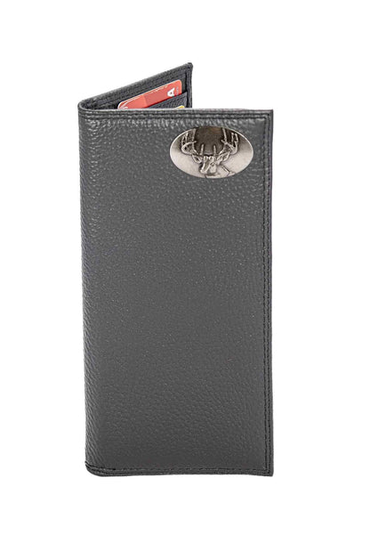 Buck Leather Roper Wallet: Realtree
