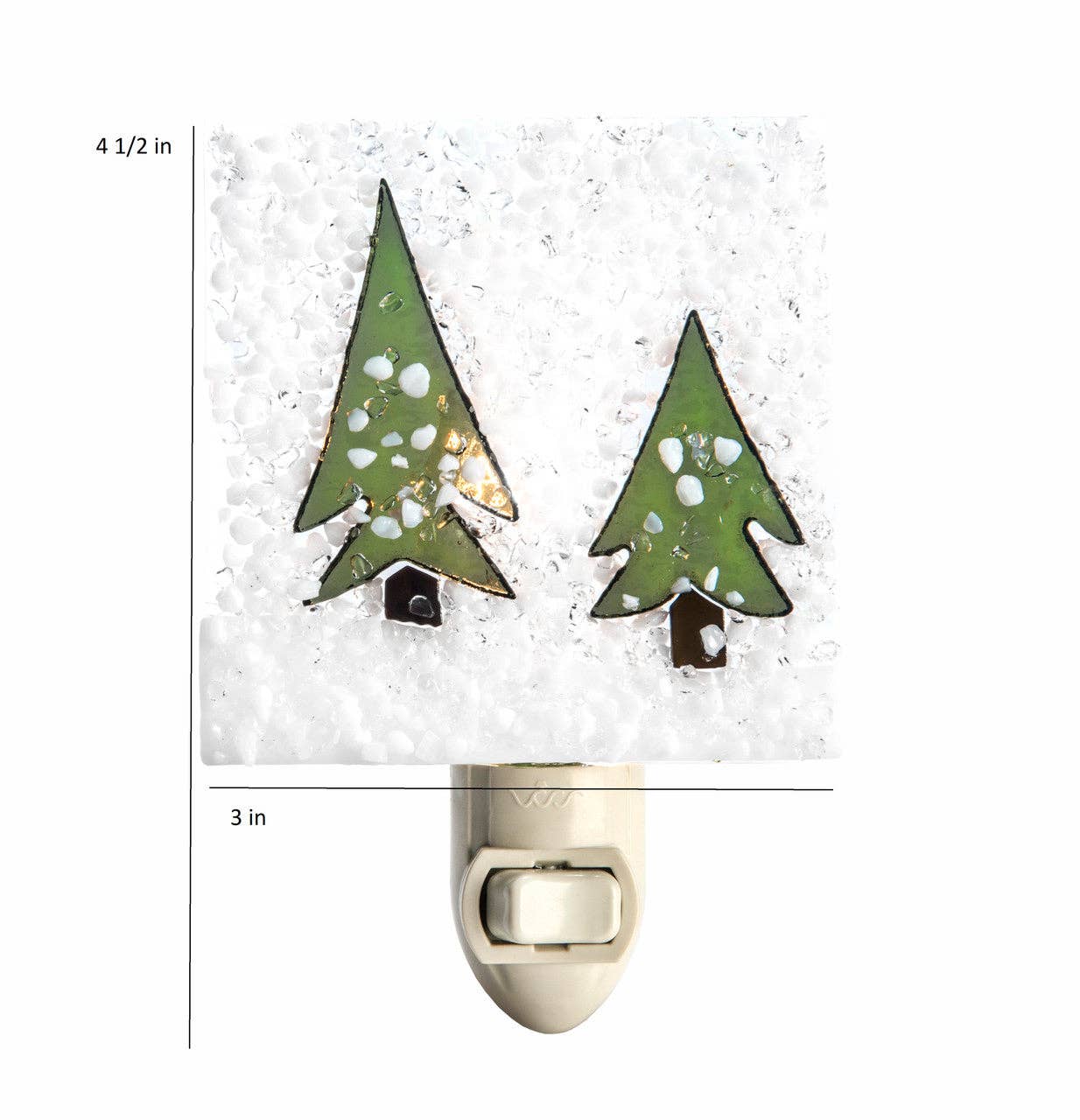 Stained Glass Vintage Christmas Tree Nightlight