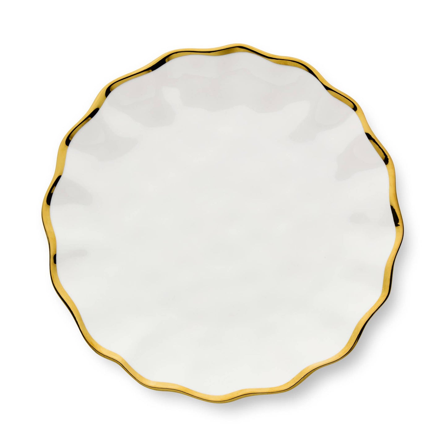 Plato llano Regency Gold de 11 pulgadas