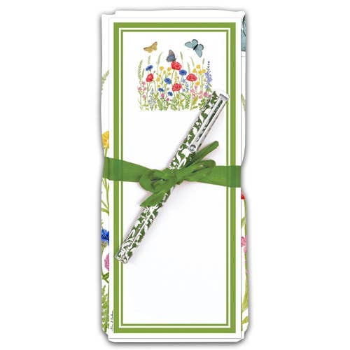 Flour Sack Towel & Magnetic Note Pad Set