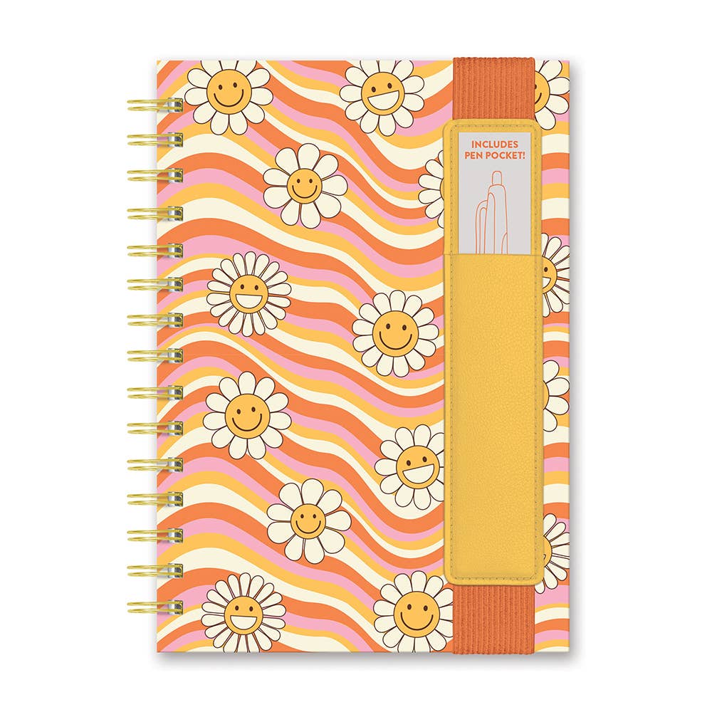 Cuaderno Waves of Melody Oliver con bolsillo para bolígrafo