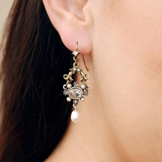 French Crystal Lorraine Earrings