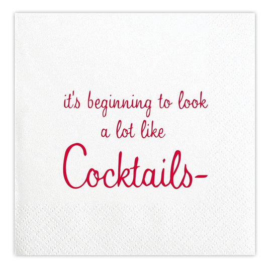 Napkin Looks Like Cocktails