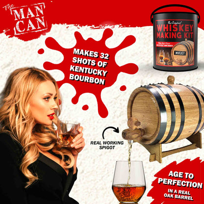ThousandOaksBarrelCo. - Whiskey Making Kit | Ultimate DIY Gift for Men | Oak Barrel
