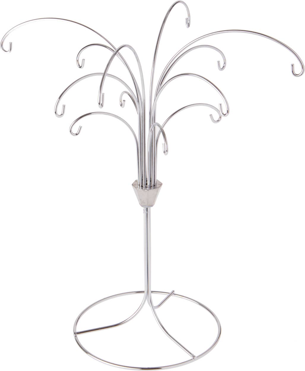 12 Arm Ornament Stand, Tree, 11.5" H x 10" W x 10" D