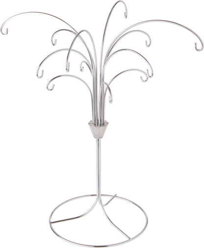 12 Arm Ornament Stand, Tree, 11.5" H x 10" W x 10" D