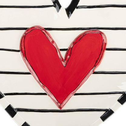 Red Heart Plate