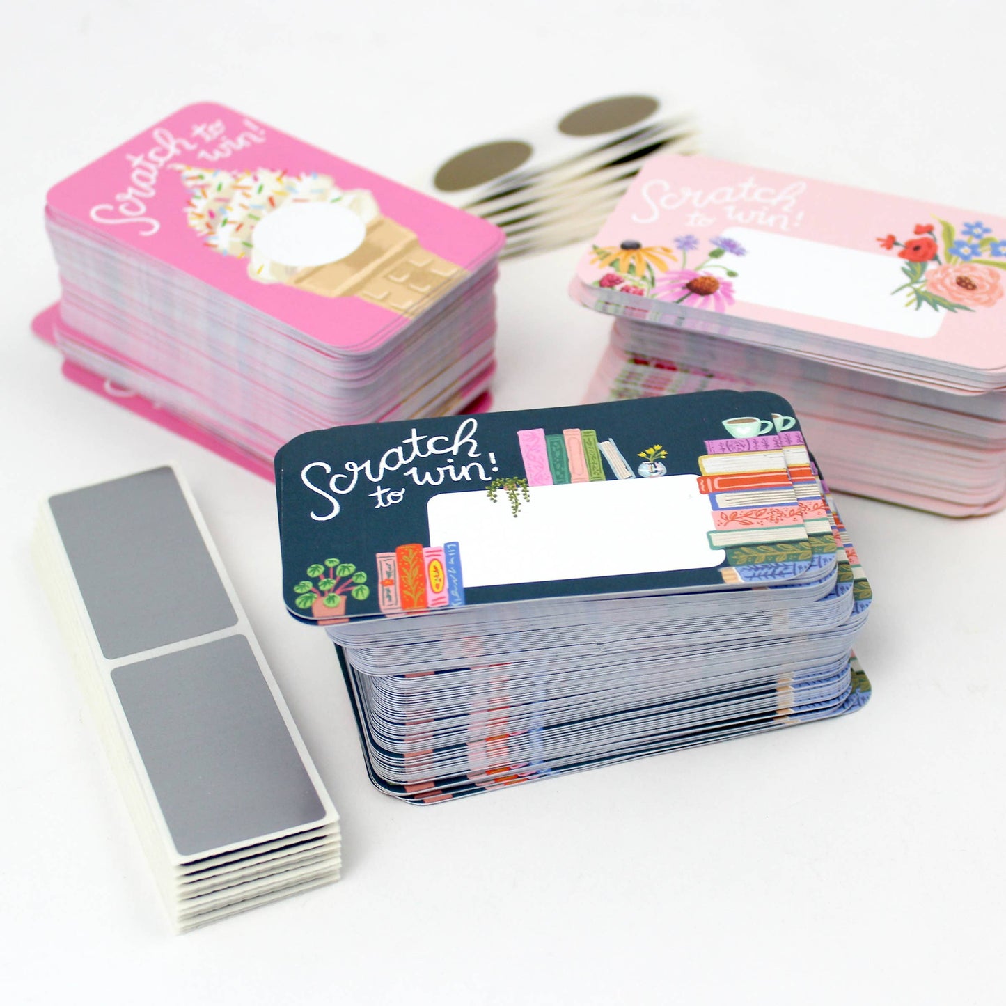 100 Customer Scratch-off Cards - Bookstore