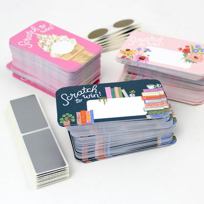 100 Customer Scratch-off Cards - Bookstore