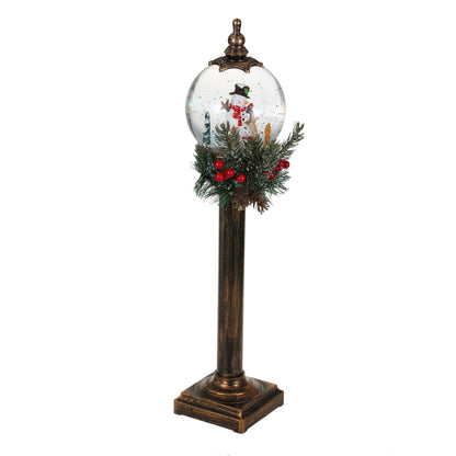 SINT - SINT Christmas Snow Globe Pole Lamp (Snowman with Deer)