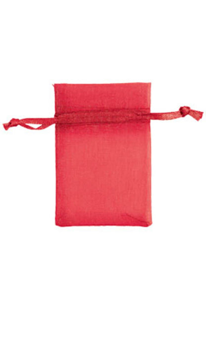 Organza Drawstring Pouch: Black / Pack of 10 / 2" x 3"
