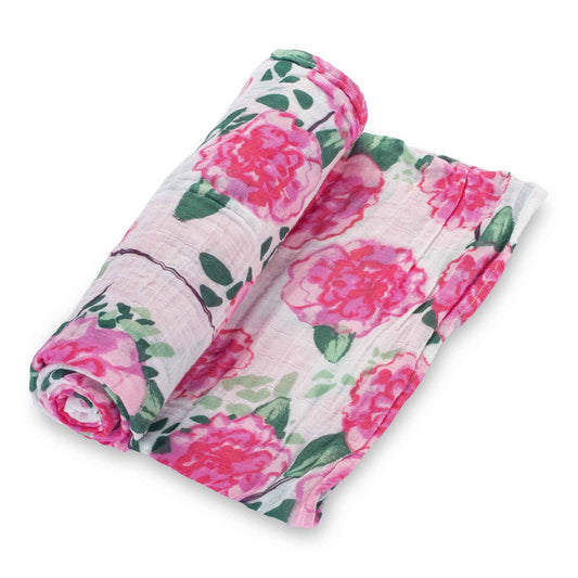 LollyBanks - Live Life in Full Bloom Baby Muslin Swaddle Blanket