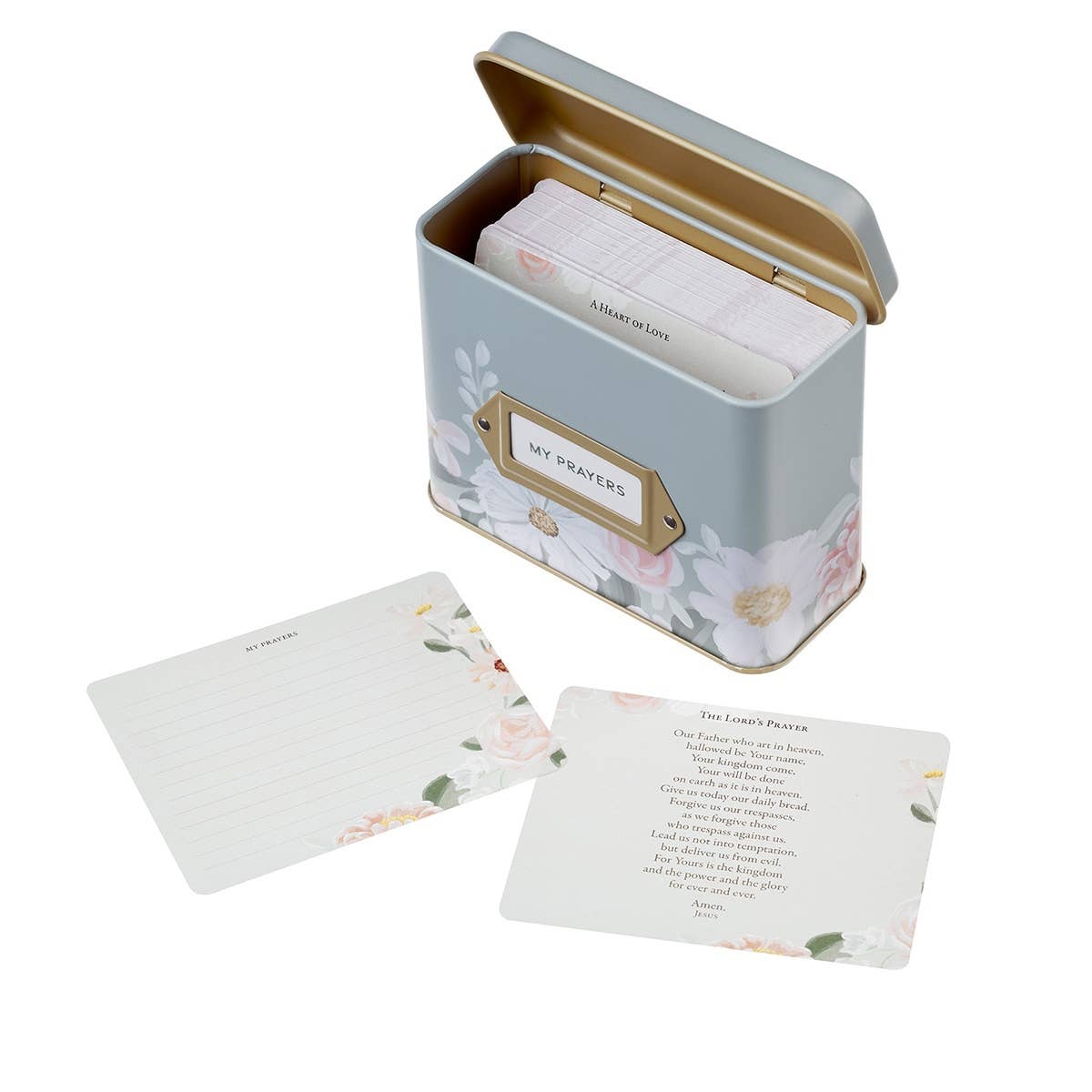 Cards in Tin My Prayer He Restores my Soul Ps. 23:3