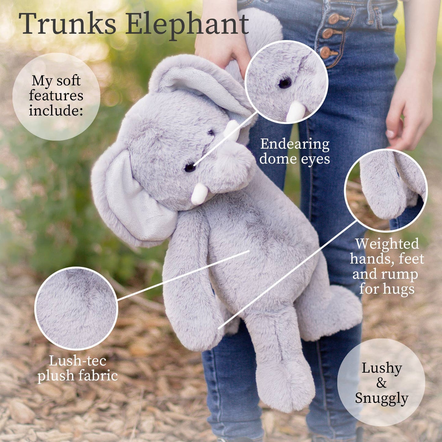 World's Softest  16" - Elephant