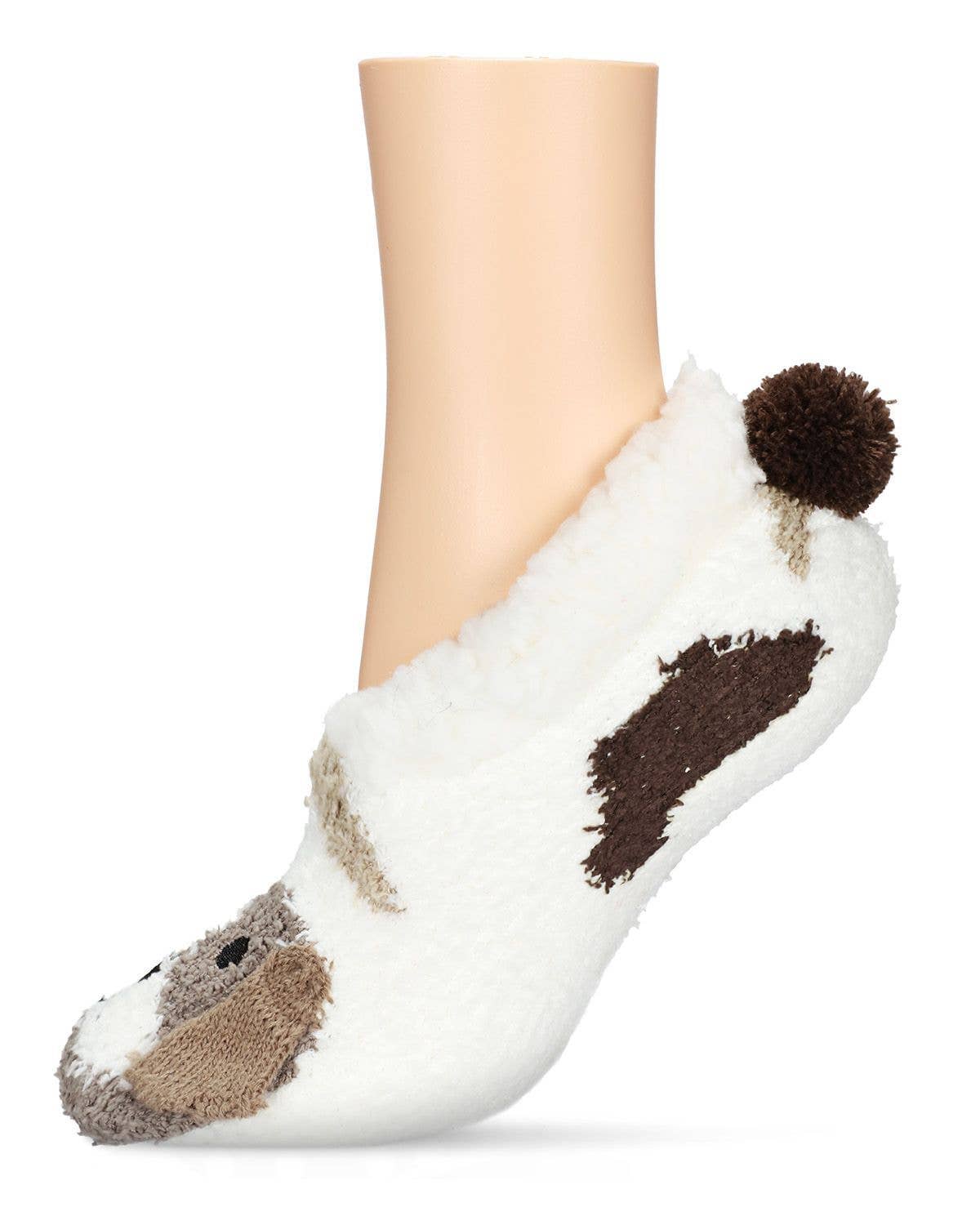 Infinity Classics International Inc. - Women's Puppy Embellished Plush Lined Slippers