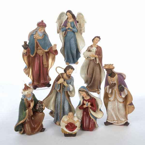 6.25"RESIN NATIVITY SET 8PC