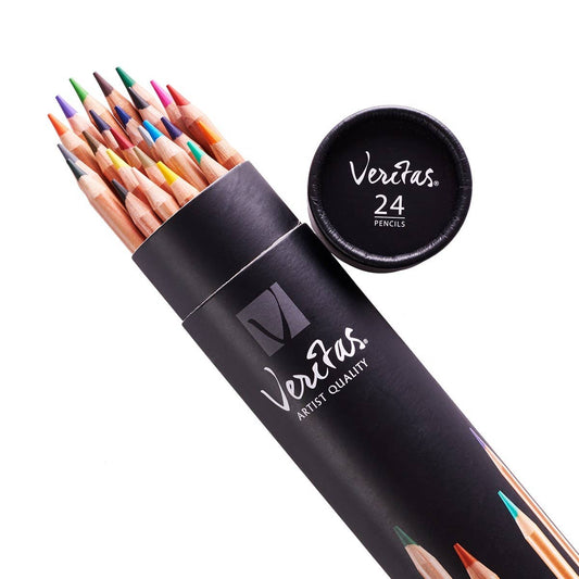 Christian Art Gifts - Coloring Pencils Veritas 24/set Round