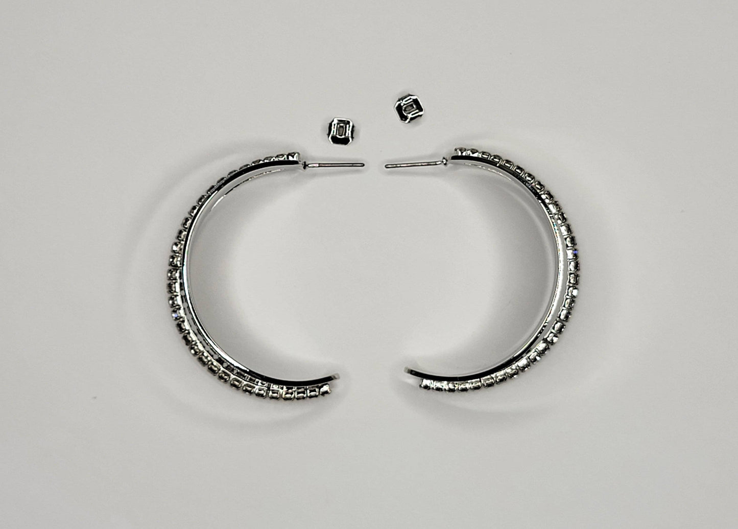 Hoop Earrings - Rhinestone