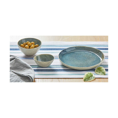 Montauk Salad Plate Blue Porcelain Summer