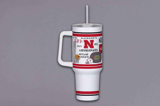 NE 40oz Tumbler w/ Handle