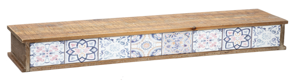 Vintage Tile Wall Shelf