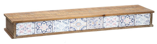 Vintage Tile Wall Shelf