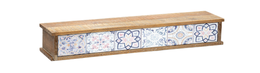 Vintage Tile Wall Shelf
