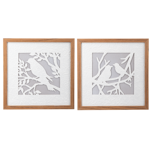 Layered Bird Wall Decor