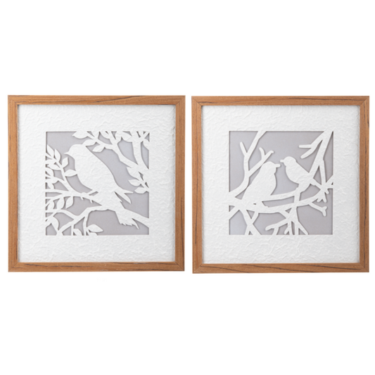 Layered Bird Wall Decor