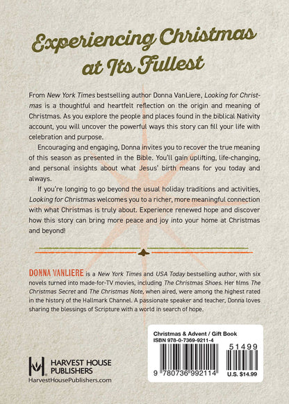 Libros de regalo y especiales de Harvest House Publishers - Buscando la Navidad