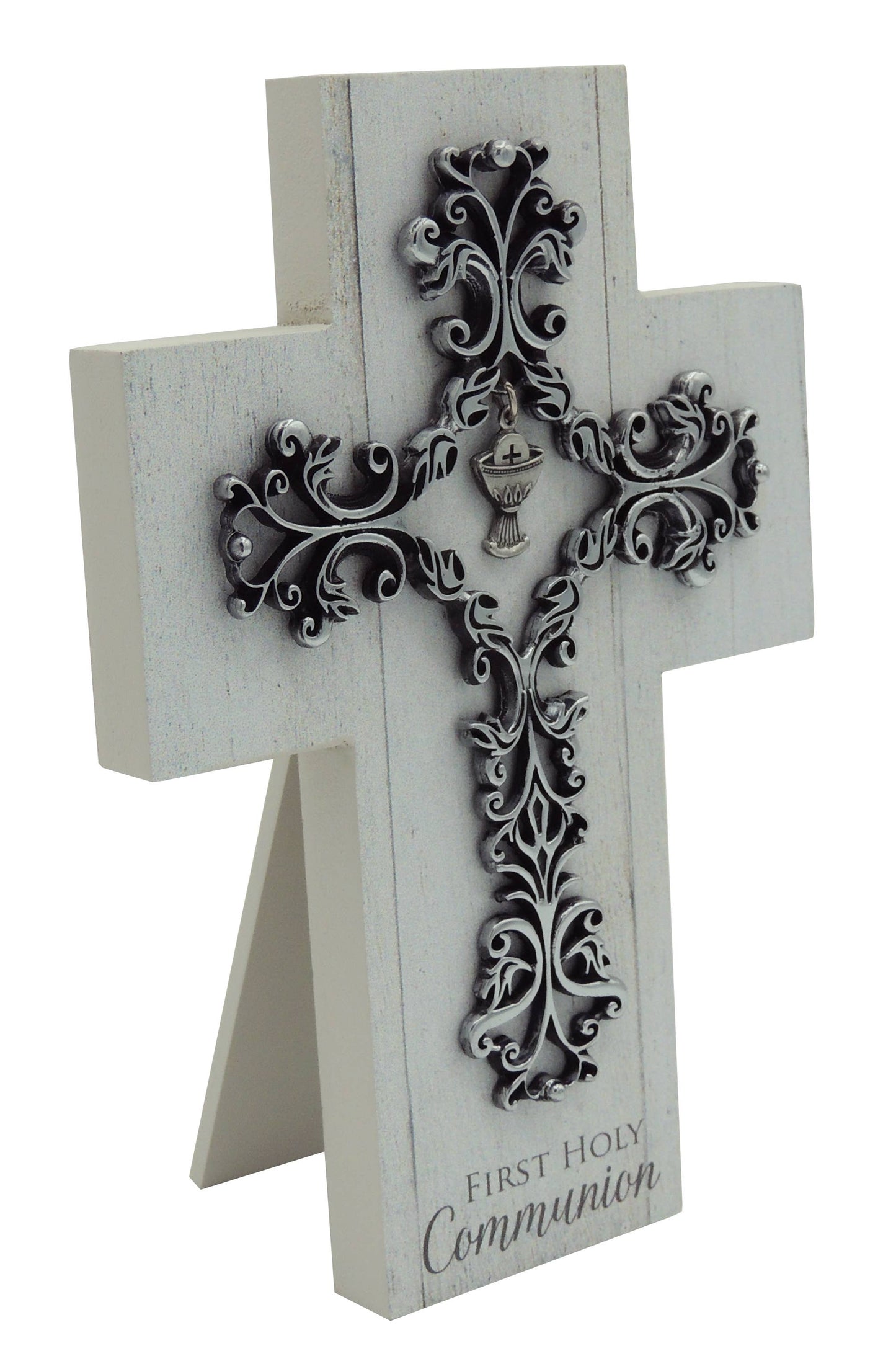 Filigree & Wood Communion Cross