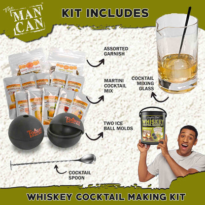 ThousandOaksBarrelCo. - Whiskey Cocktail Making Kit | Bar Gifts | Home Bar Tools