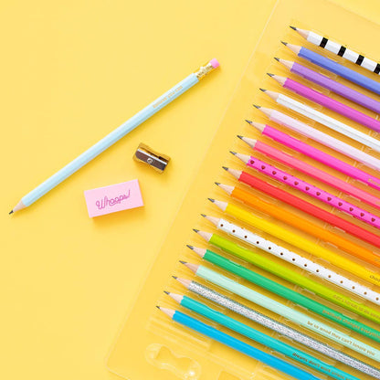 Taylor Elliott Designs - *ON SALE* Pencil Set - Motivational - Asst Colors - 22 Pcs