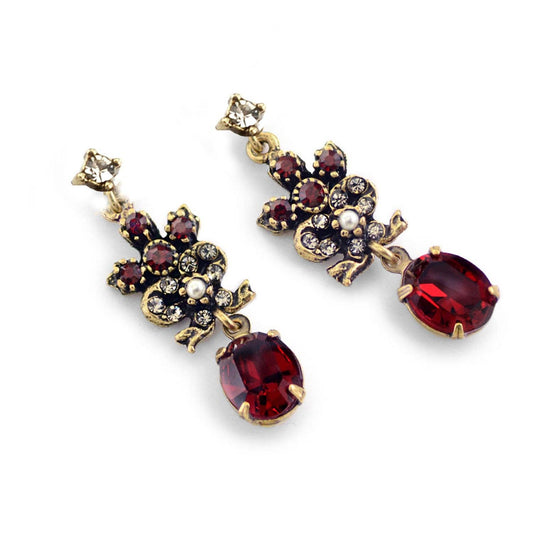 Victorian Garnet Earrings