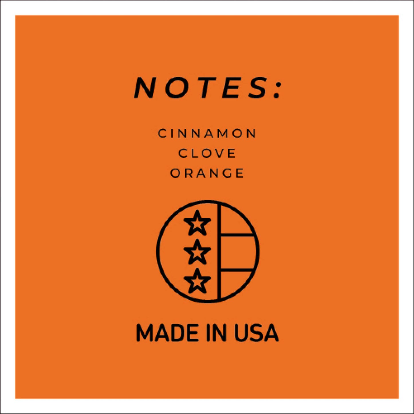 Orange Cinnamon Clove – 22oz Holiday Scented Gift Candle