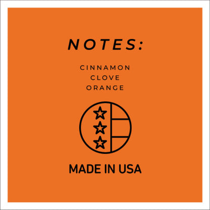 Orange Cinnamon Clove – 22oz Holiday Scented Gift Candle
