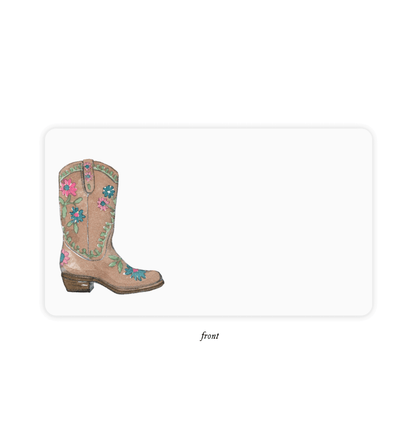 Cowboy Boot Little Notes®