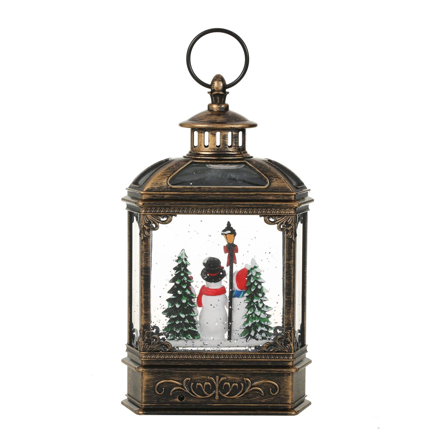 Christmas Vintage Snow Globe Lantern