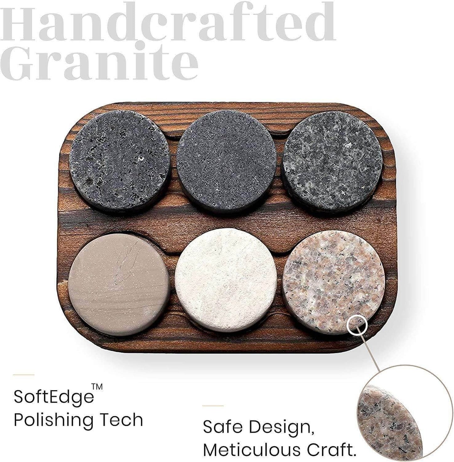 Piedras para enfriar whisky ROCKS - Set de regalo con preguntas y respuestas sobre whisky The Rocks