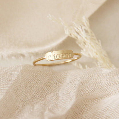 Chosen Ring, Ephesians 1:4-5