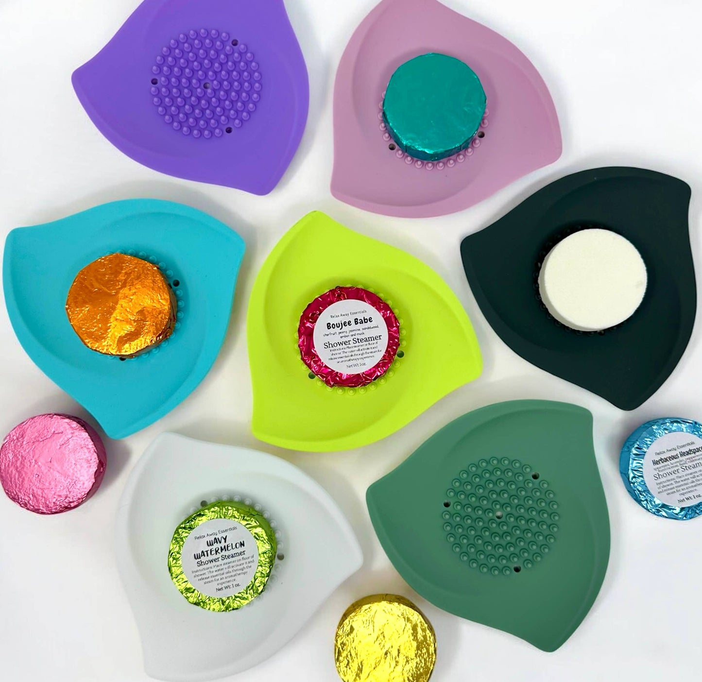 Relax Away Essentials - Shower Steamer Tray - Silicone 
