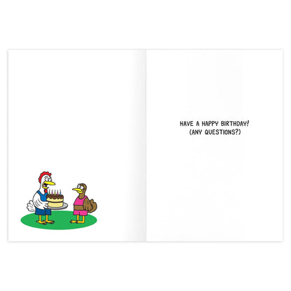 Chicken Crossfit Birthday Card