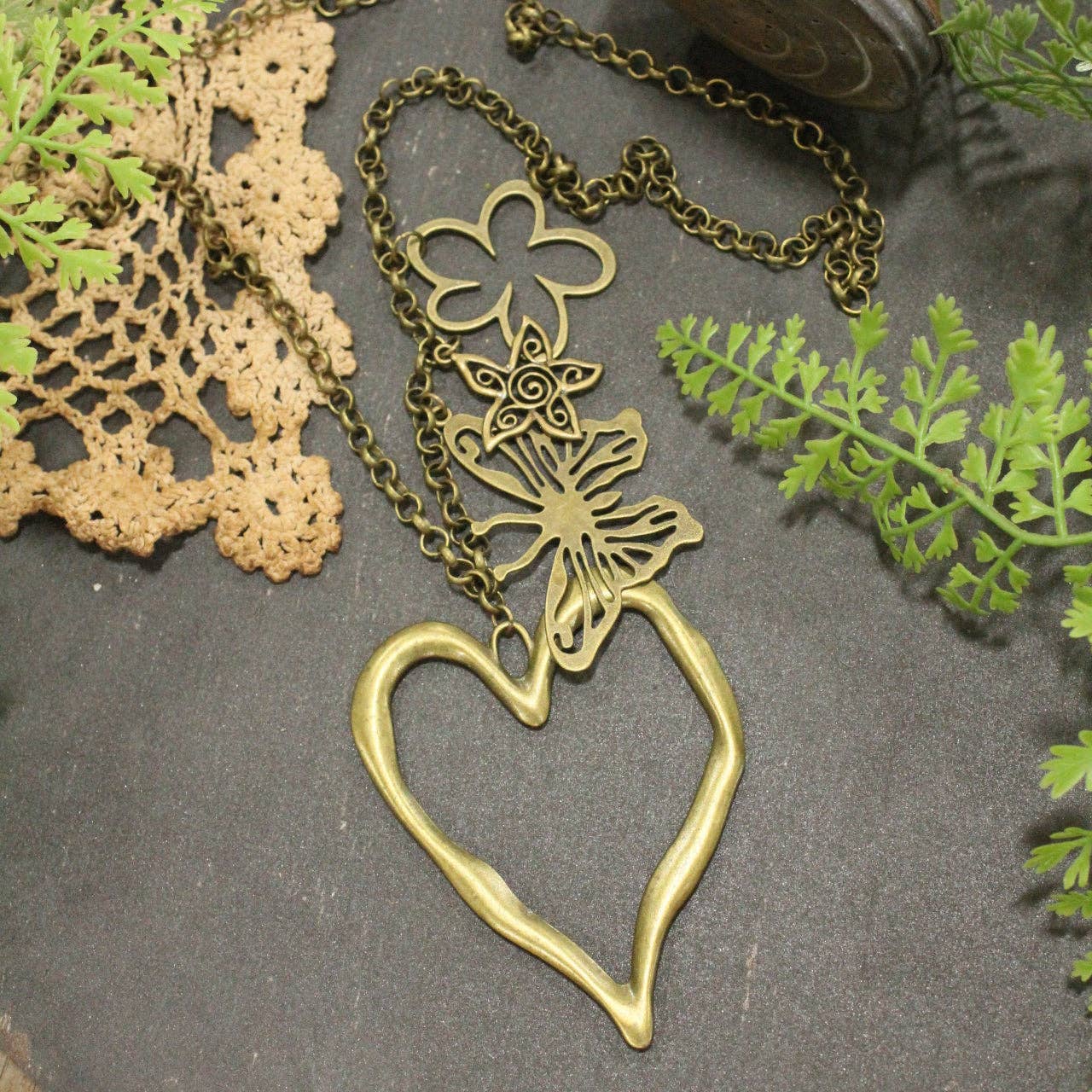 Peace & Love Necklace