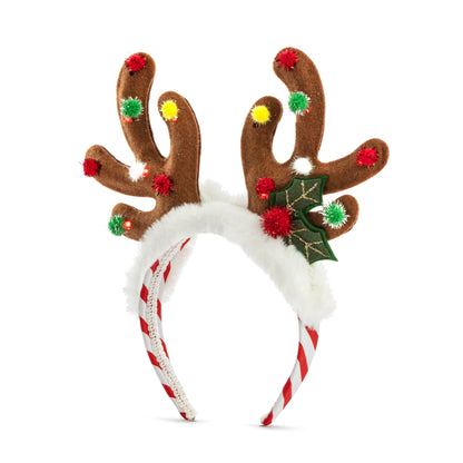 Lit Reindeer Headband