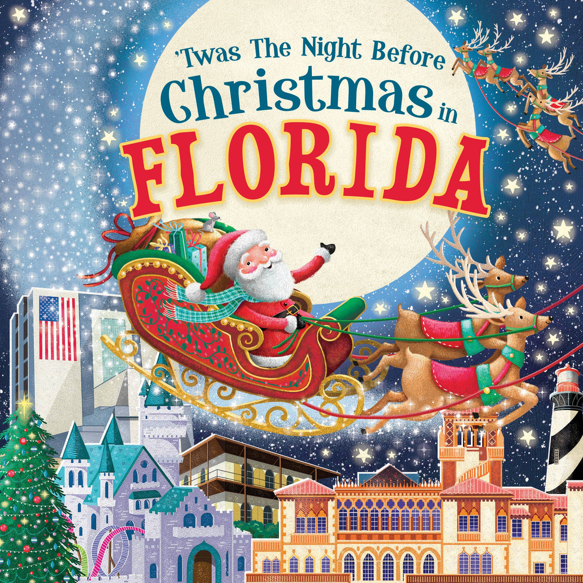 Sourcebooks - 'Twas the Night Before Christmas in Florida (HC)