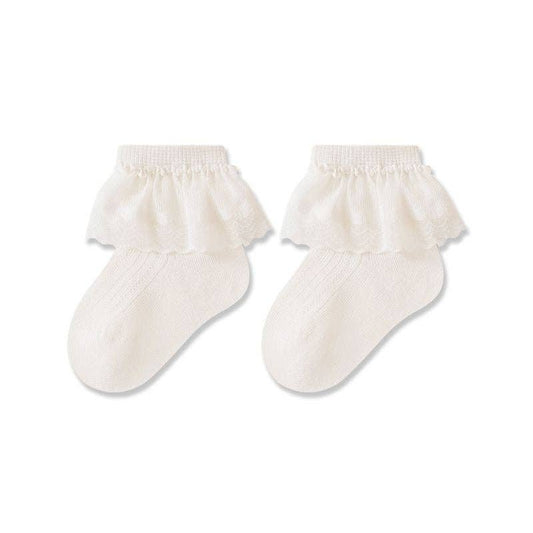 Baby Girls Lace Trim Socks