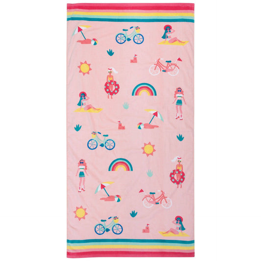 Toalla de playa y baño para niños