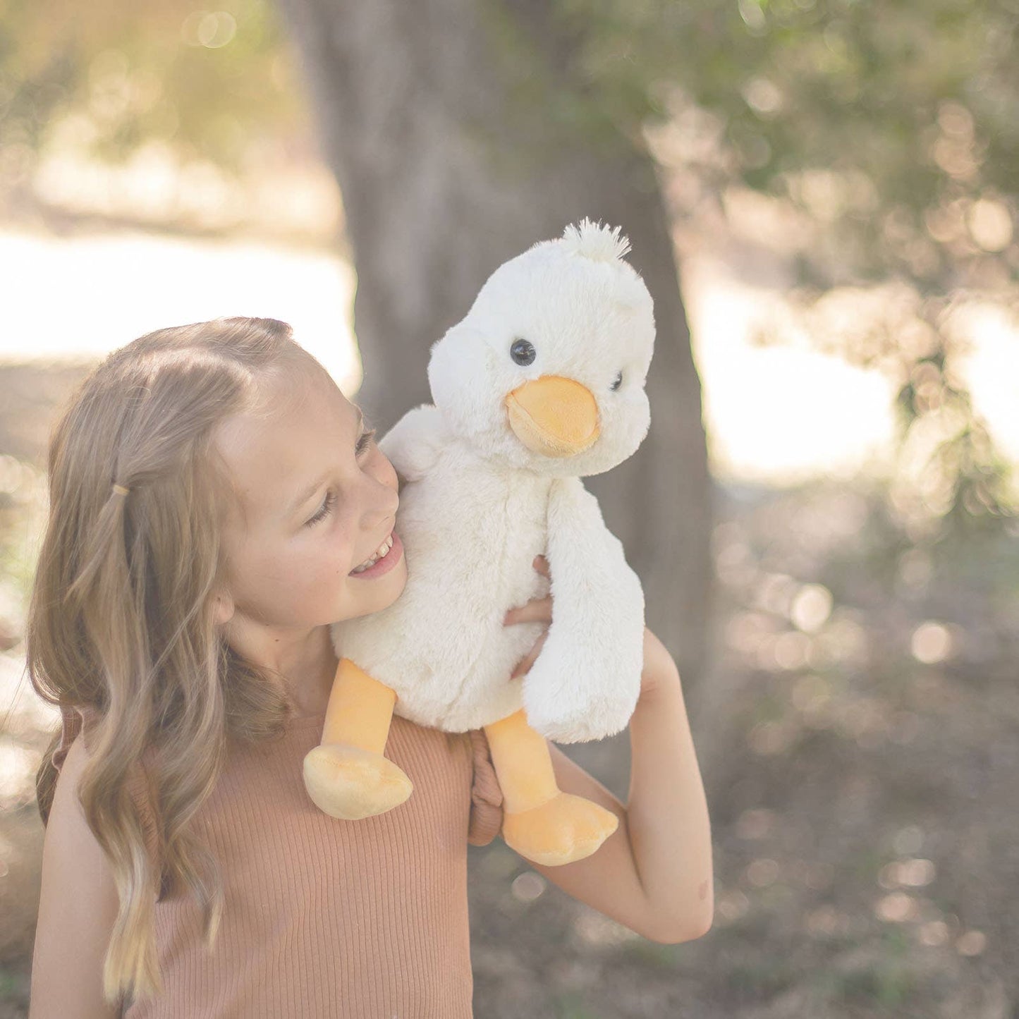 16" Large Lushes Off White Duck